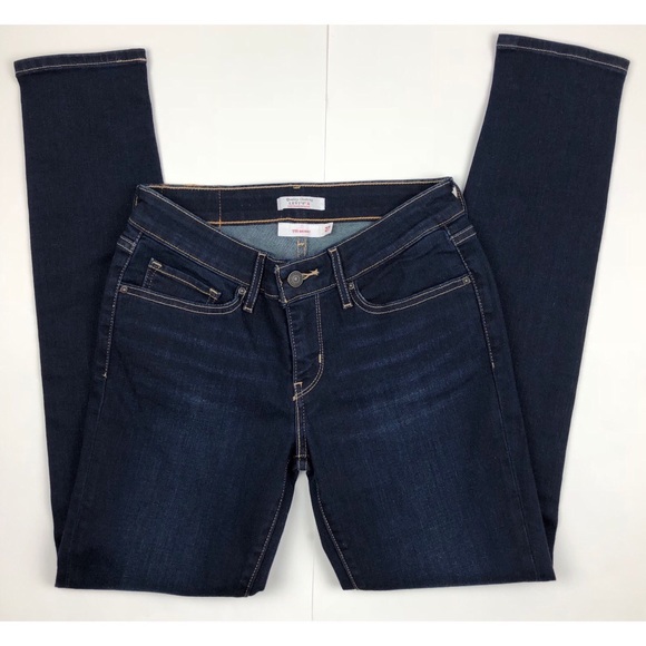 Big E Levi's X Women's Blue 711 Skinny Jeans - Picture 6 of 8